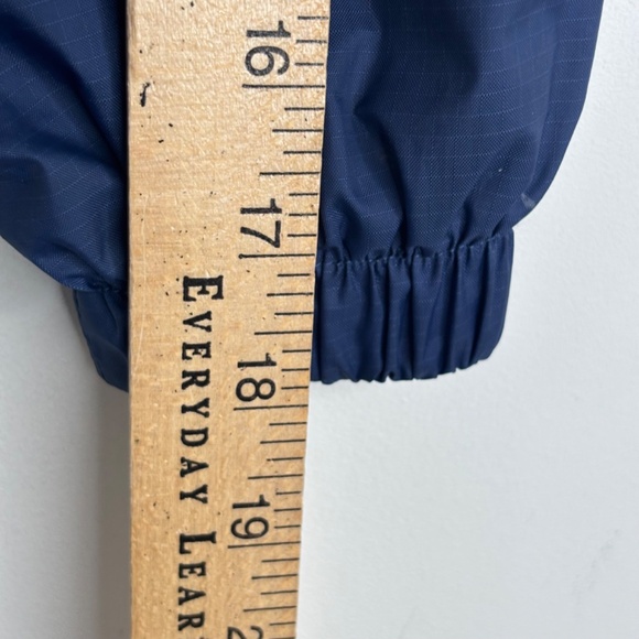LL Bean Discovery Rain Shell 5-6 Windbreaker Lightweight Jacket Fill Zip Blue - Picture 9 of 10